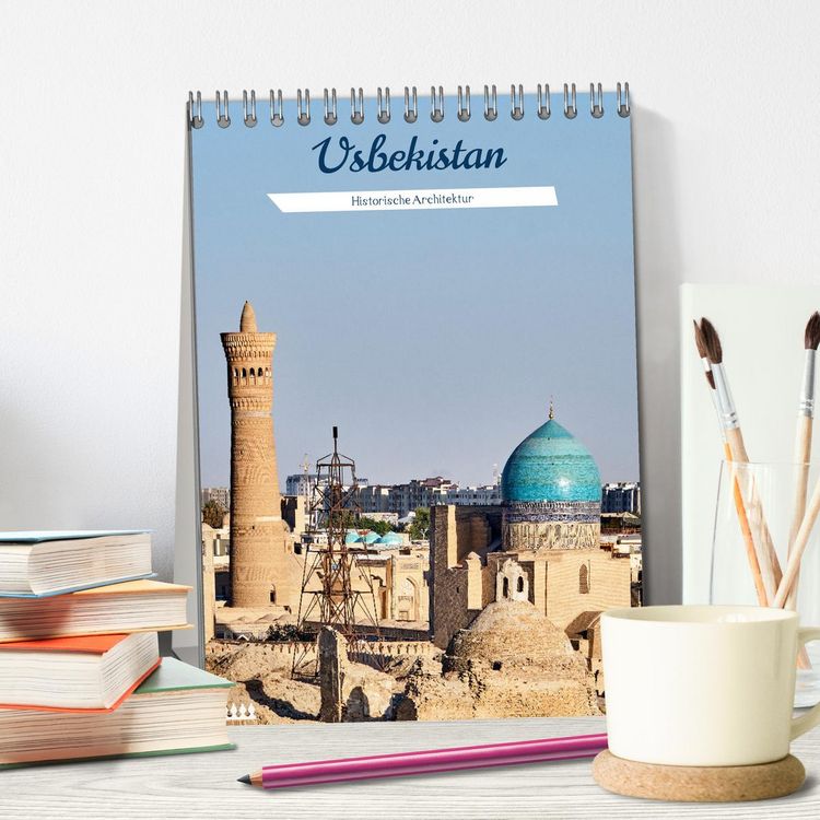 Produktbild: Usbekistan - Historische Architektur (Tischkalender 2026 DIN A5 hoch), CALVENDO Monatskalender