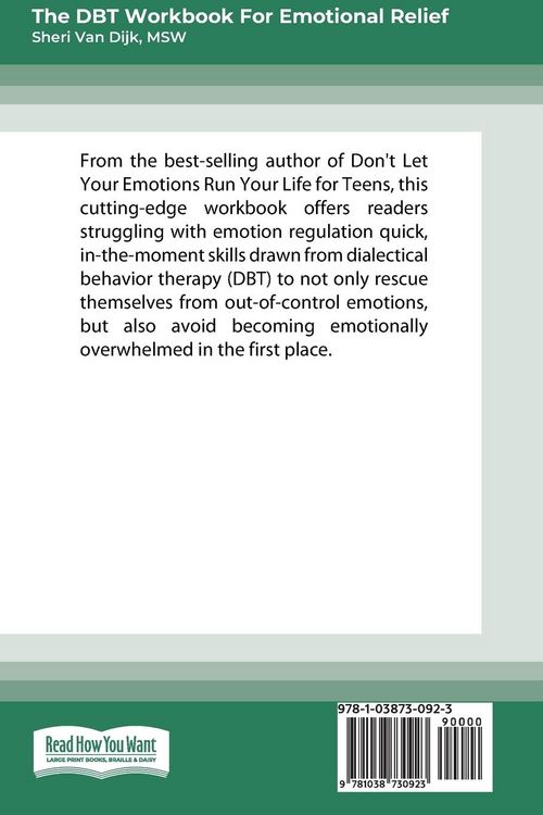 Produktbild: The DBT Workbook for Emotional Relief