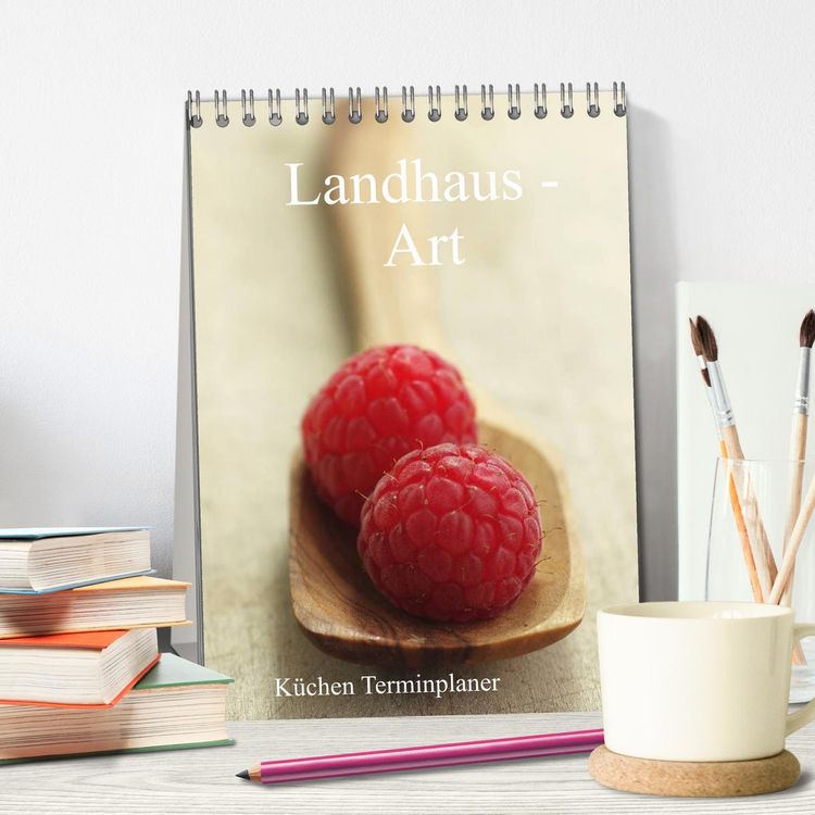 Produktbild: Landhaus-Art &ndash; K&uuml;chen Terminplaner / Planer (Tischkalender 2026 DIN A5 hoch), CALVENDO Monatskalender