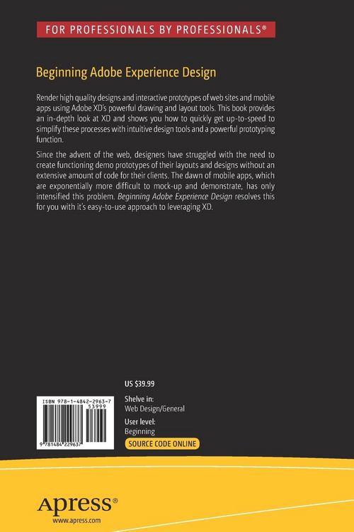 Produktbild: Beginning Adobe Experience Design