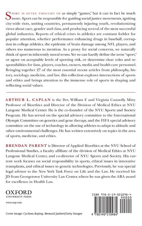 Produktbild: The Ethics of Sport