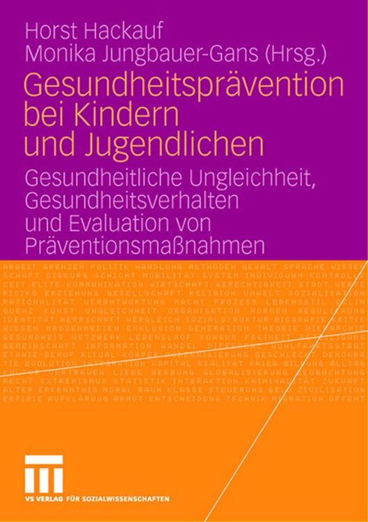 Produktbild: Gesundheitspr&auml;vention bei Kindern und Jugendlichen