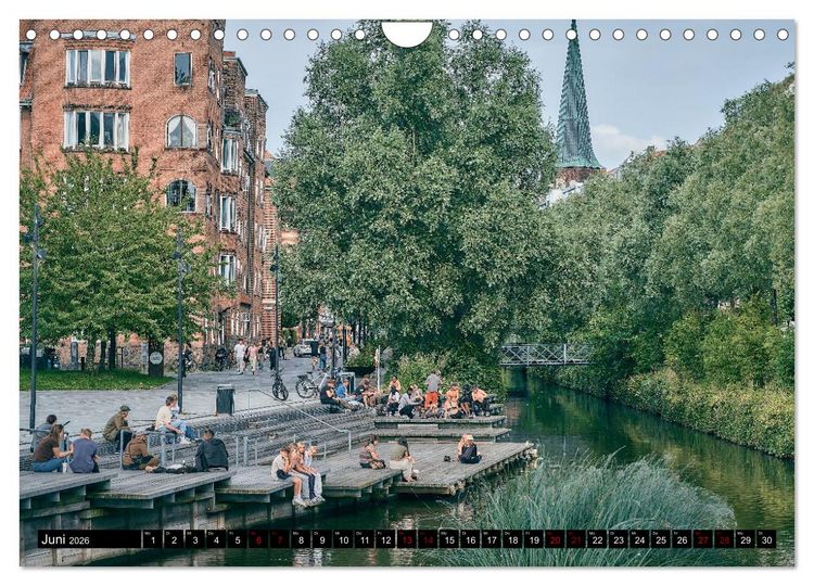 Produktbild: AARHUS, die kleinste Gro&szlig;stadt der Welt (Wandkalender 2026 DIN A4 quer), CALVENDO Monatskalender