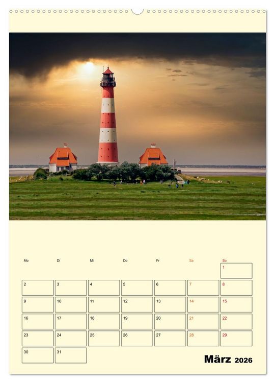 Produktbild: Meine geliebte Nordsee (hochwertiger Premium Wandkalender 2026 DIN A2 hoch), Kunstdruck in Hochglanz