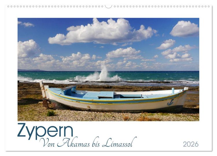 Produktbild: Zypern. Von Akamas bis Limassol (Wandkalender 2026 DIN A2 quer), CALVENDO Monatskalender