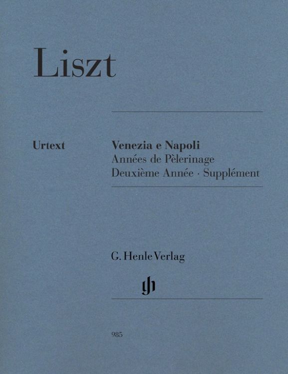 Produktbild: Franz Liszt - Venezia e Napoli