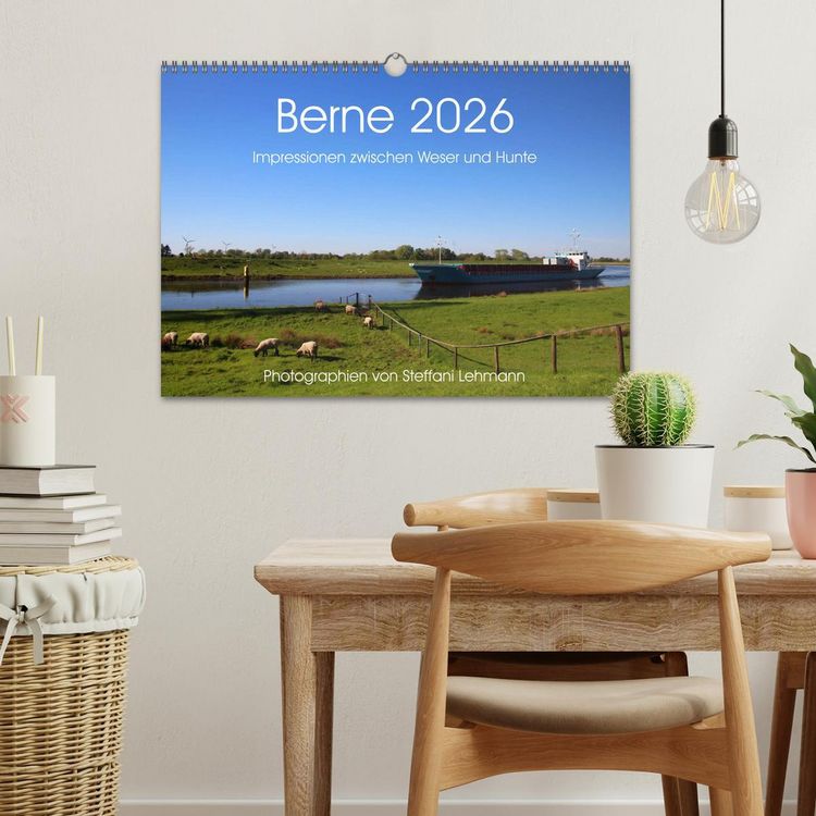 Produktbild: Berne 2026. Impressionen zwischen Weser und Hunte (Wandkalender 2026 DIN A3 quer), CALVENDO Monatskalender