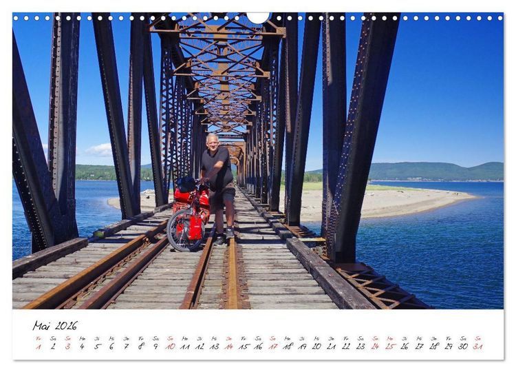 Produktbild: Abenteuer Radreisen (Wandkalender 2026 DIN A3 quer), CALVENDO Monatskalender