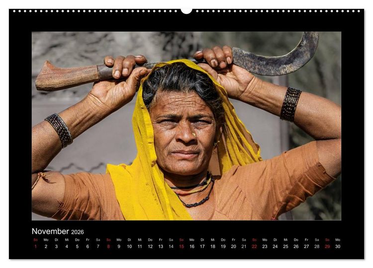 Produktbild: Willkommen in Indien 2026 (hochwertiger Premium Wandkalender 2026 DIN A2 quer), Kunstdruck in Hochglanz