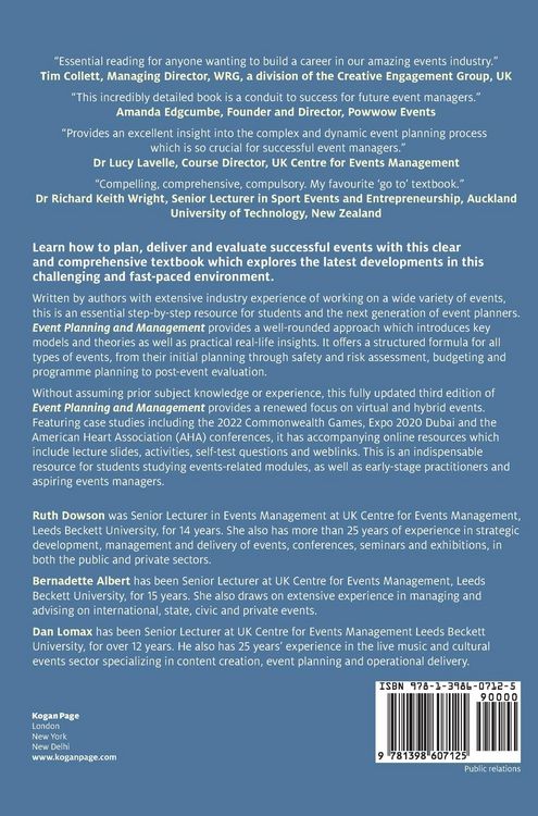 Produktbild: Event Planning and Management