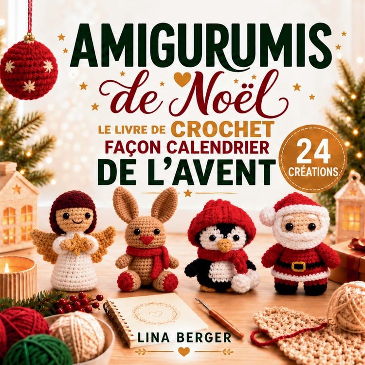 Produktbild: Amigurumis de No&euml;l - Le livre de crochet fa&ccedil;on calendrier de l'Avent