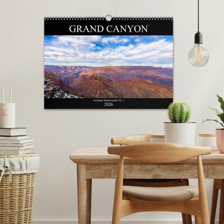 Produktbild: GRAND CANYON - Einblicke (Wandkalender 2026 DIN A3 quer), CALVENDO Monatskalender