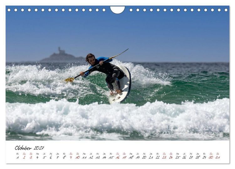 Produktbild: Surfen in der Bretagne (Wandkalender 2027 DIN A4 quer), CALVENDO Monatskalender