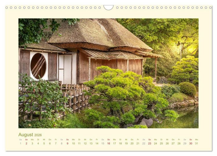 Produktbild: Eine Reise durch Japan (Wandkalender 2026 DIN A3 quer), CALVENDO Monatskalender
