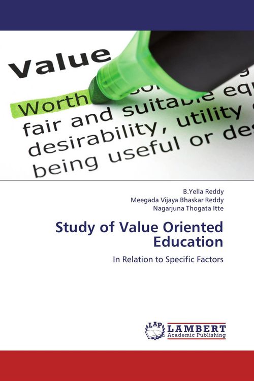 Produktbild: Study of Value Oriented Education