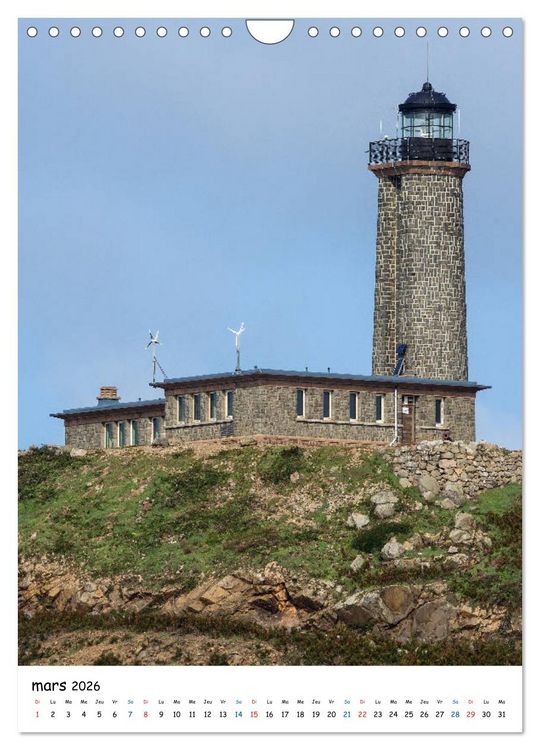 Produktbild: Phares Bretons (Calendrier mural 2026 DIN A4 horizontal), CALVENDO calendrier mensuel