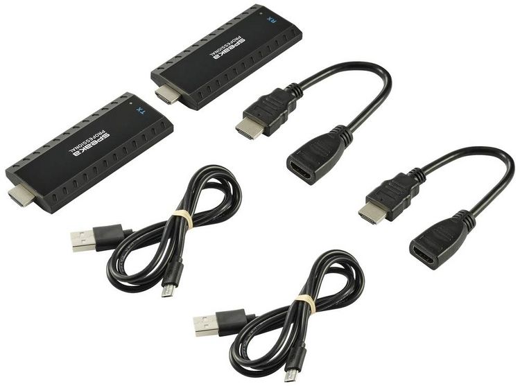 Produktbild: SpeaKa Professional HDMI&reg; HDMI-Funk&uuml;bertragung (Set) &uuml;ber Heimnetzwerk (IP-basiert) 30m