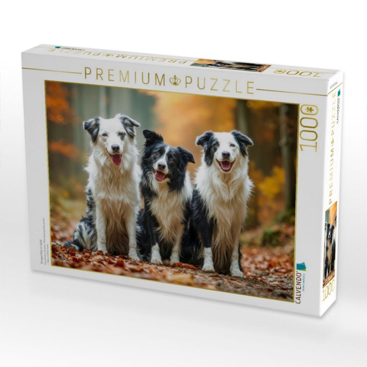 Produktbild: CALVENDO Puzzle Gruppenfoto im Wald | 1000 Teile Lege-Gr&ouml;&szlig;e 64x48cm Foto-Puzzle f&uuml;r gl&uuml;ckliche Stunden