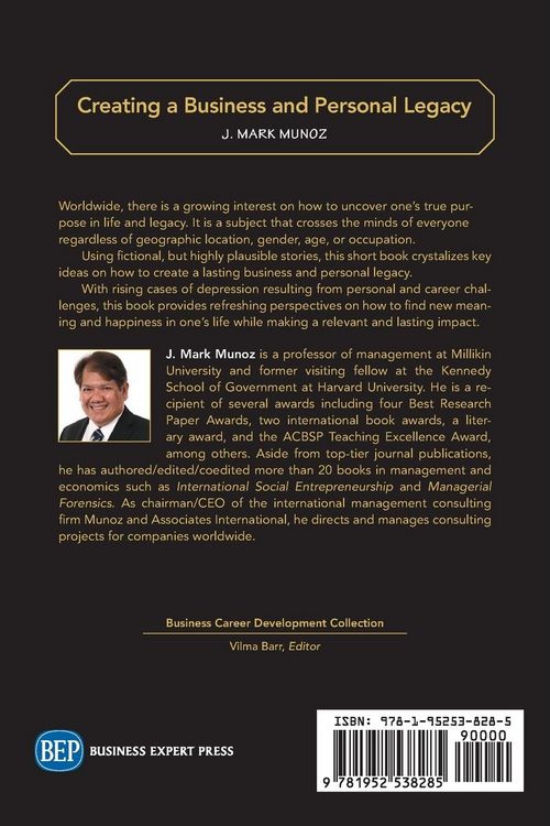 Produktbild: Creating A Business and Personal Legacy