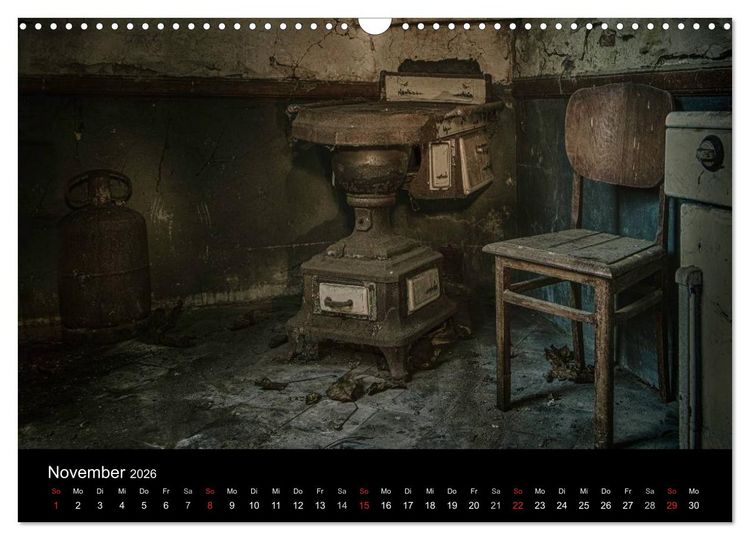 Produktbild: Geheimnisvolle Orte - Lost Places (Wandkalender 2026 DIN A3 quer), CALVENDO Monatskalender