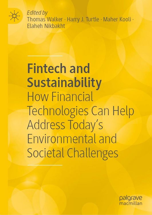 Produktbild: Fintech and Sustainability