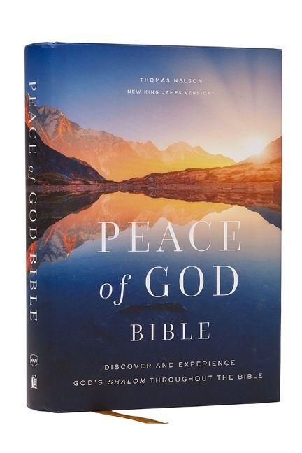 Produktbild: Peace of God Bible: Discover and Experience God's Shalom Throughout the Bible (NKJV, Hardcover, Red Letter, Comfort Print)