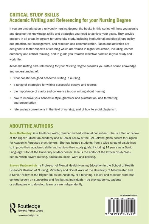 Produktbild: Academic Writing and Referencing for your Nursing Degree