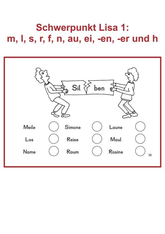 Produktbild: Lesen mit Lisa - Heft 1