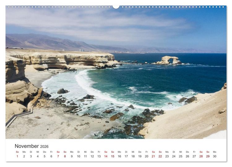 Produktbild: Chile - Ein unbekanntes Paradies. (hochwertiger Premium Wandkalender 2026 DIN A2 quer), Kunstdruck in Hochglanz