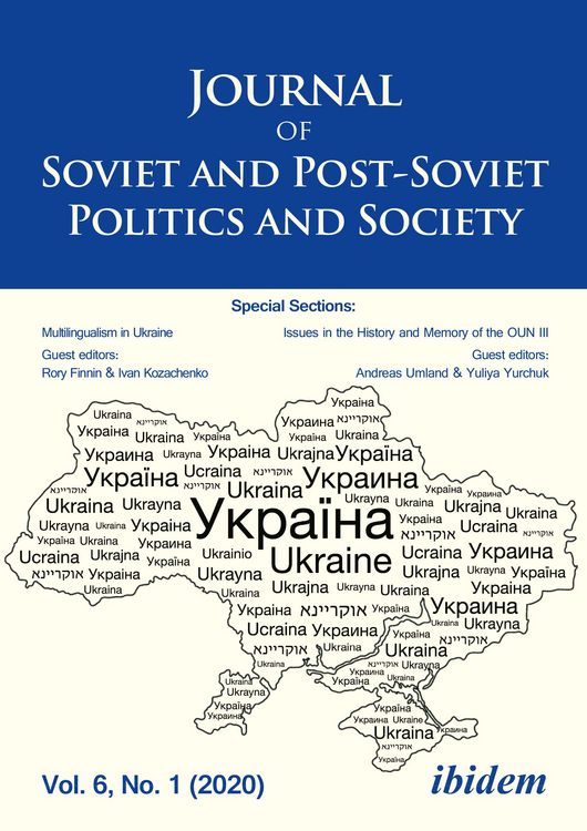 Produktbild: Journal of Soviet and Post-Soviet Politics and Society