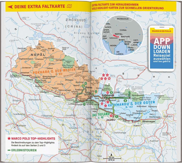 Produktbild: MARCO POLO Reisef&uuml;hrer Nepal