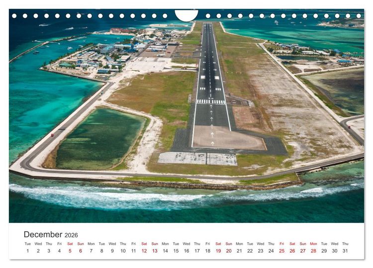 Produktbild: Maldives from above (Wall Calendar 2026 DIN A4 landscape), CALVENDO 12 Month Wall Calendar