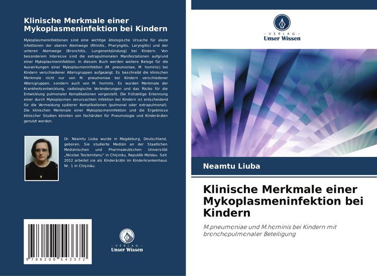 Produktbild: Klinische Merkmale einer Mykoplasmeninfektion bei Kindern