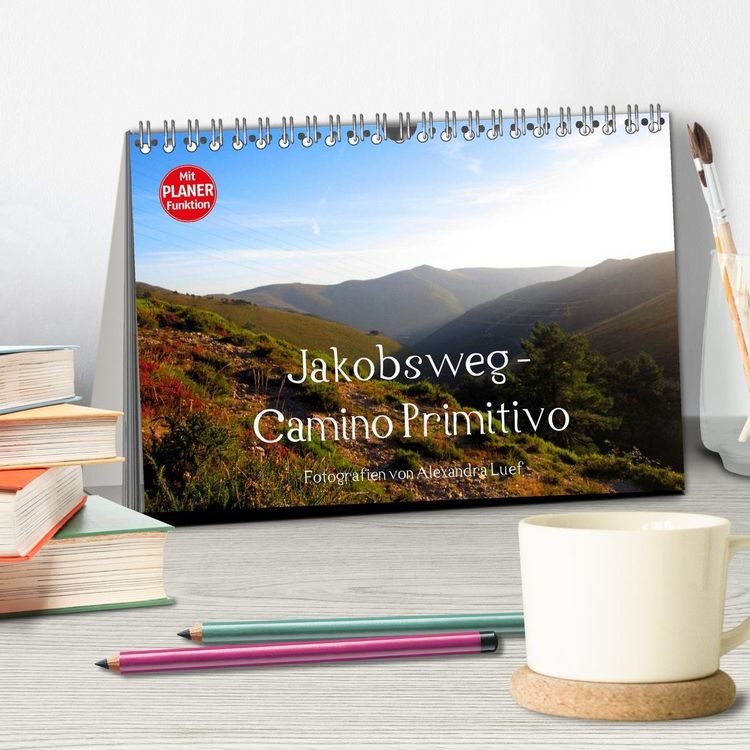 Produktbild: Jakobsweg - Camino Primitivo (Tischkalender 2027 DIN A5 quer), CALVENDO Monatskalender