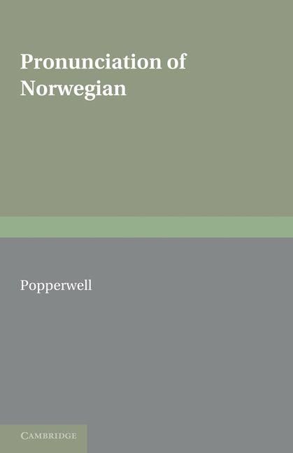Produktbild: The Pronunciation of Norwegian