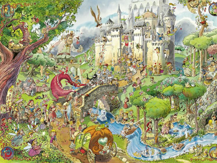 Produktbild: Fairy tales triangular 1500 pi&egrave;ces