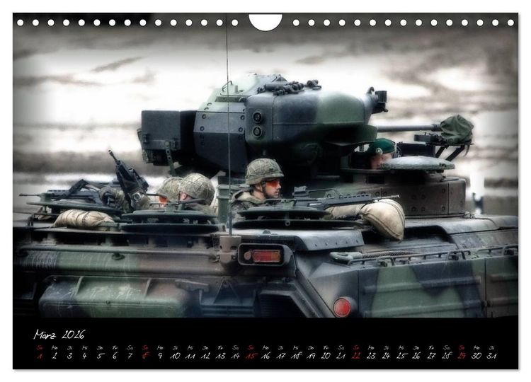 Produktbild: Sch&uuml;tzenpanzer Marder (Wandkalender 2026 DIN A4 quer), CALVENDO Monatskalender