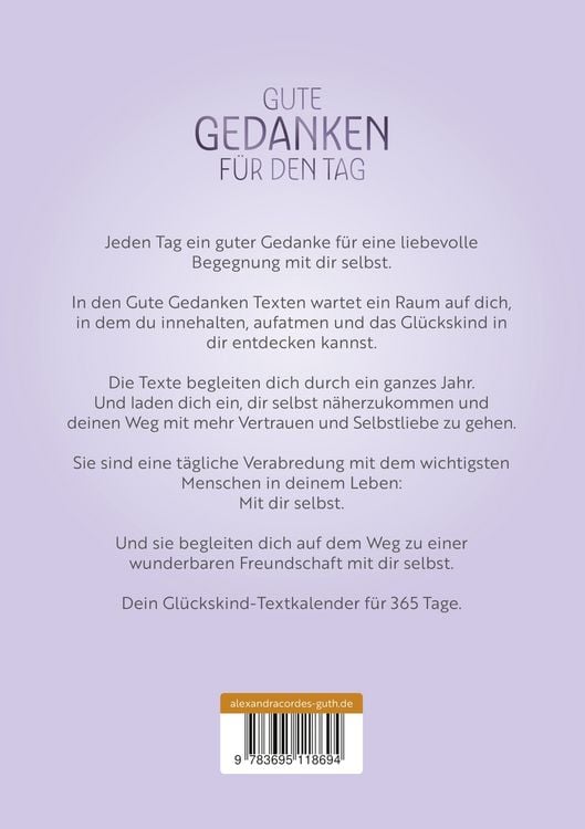 Produktbild: Gute Gedanken f&uuml;r den Tag