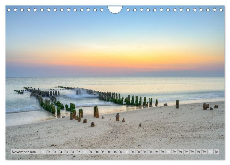 Produktbild: Wundersch&ouml;nes Sylt - Perle der Nordsee (Wandkalender 2026 DIN A4 quer), CALVENDO Monatskalender