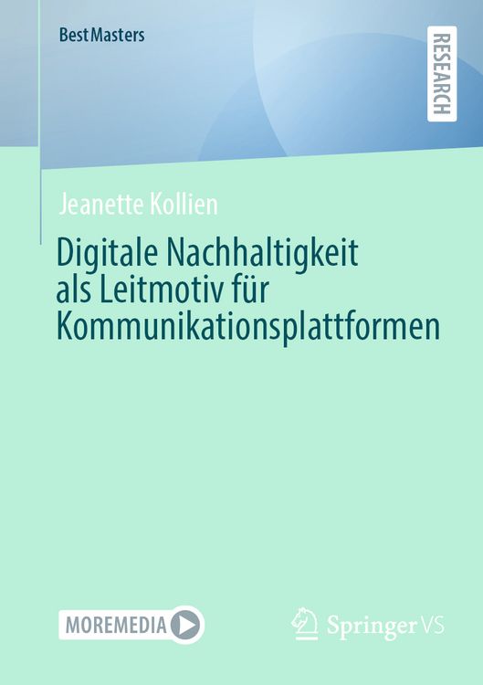 Produktbild: Digitale Nachhaltigkeit als Leitmotiv f&uuml;r Kommunikationsplattformen