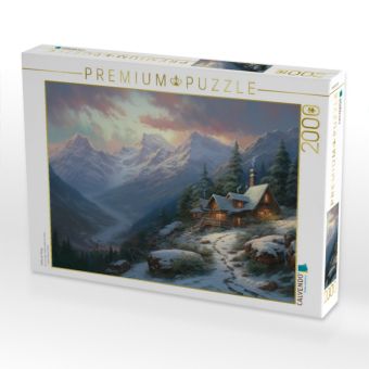 Produktbild: CALVENDO Puzzle H&uuml;tte am Hang | 2000 Teile Lege-Gr&ouml;&szlig;e 90x67cm Foto-Puzzle f&uuml;r gl&uuml;ckliche Stunden