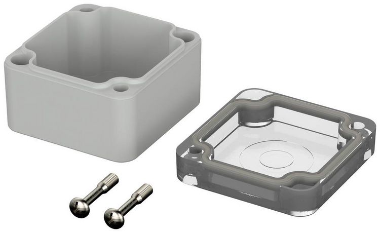 Produktbild: Bopla EUROMAS M 205 G 02205400 Industrie-Geh&auml;use 52 x 50 x 35 Polycarbonat Lichtgrau (RAL 7035) 1 St.
