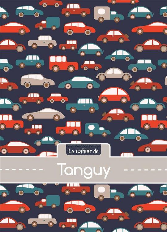 Produktbild: Cahier tanguy blanc,96p,a5 voitures