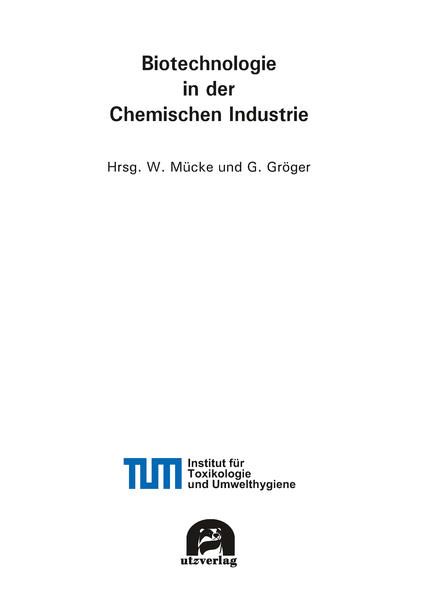 Produktbild: Biotechnologie in der Chemischen Industrie