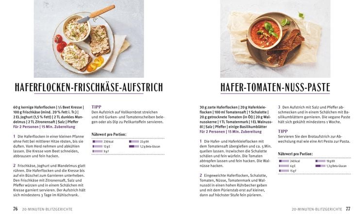 Produktbild: Hafer Express-Rezepte