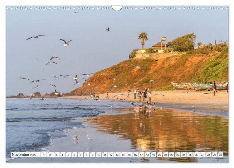 Produktbild: Traumstr&auml;nde in Gambia (Wandkalender 2026 DIN A3 quer), CALVENDO Monatskalender
