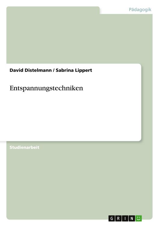 Produktbild: Entspannungstechniken