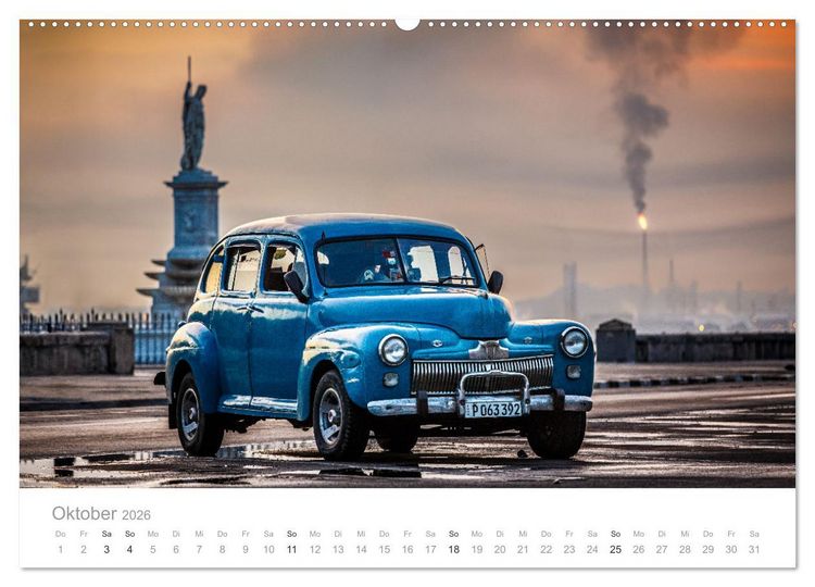 Produktbild: Cuba - Unter der Sonne der Karibik (Wandkalender 2026 DIN A2 quer), CALVENDO Monatskalender