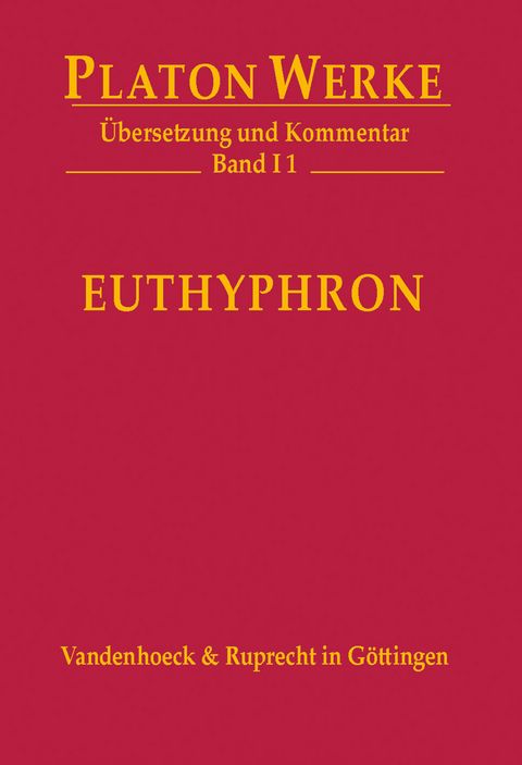 Produktbild: I 1 Euthyphron