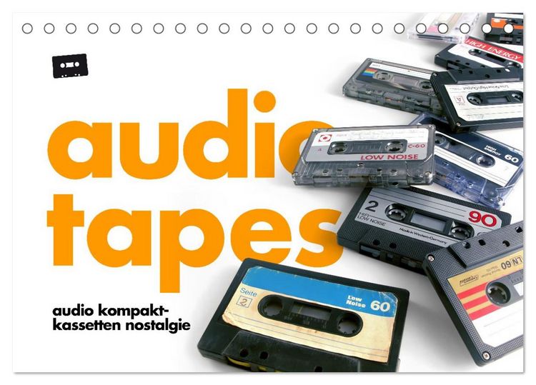 Produktbild: Audio Tapes (Tischkalender 2026 DIN A5 quer), CALVENDO Monatskalender